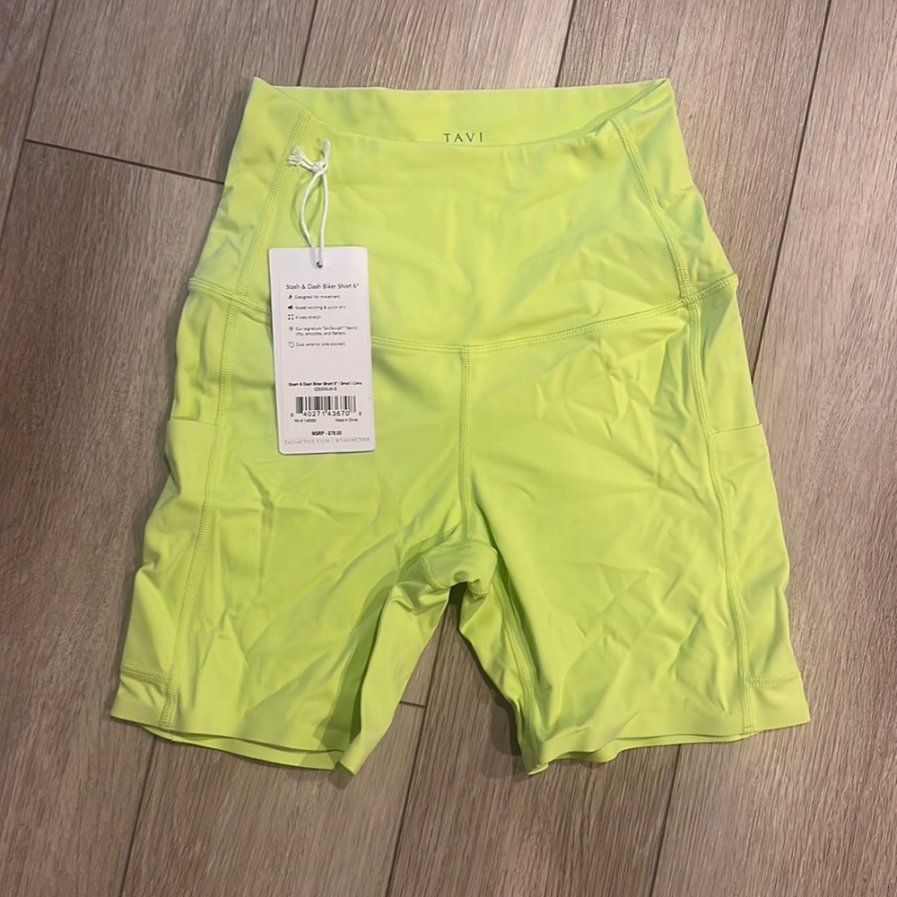 Tavi biker shorts 6” never worn